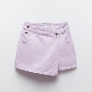 SOLD Zara lilac denim skirt